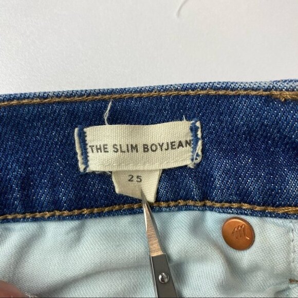 Madewell The Slim Boyjean in Brinville Wash: Rip and Repair Edition - Picture 10 of 10